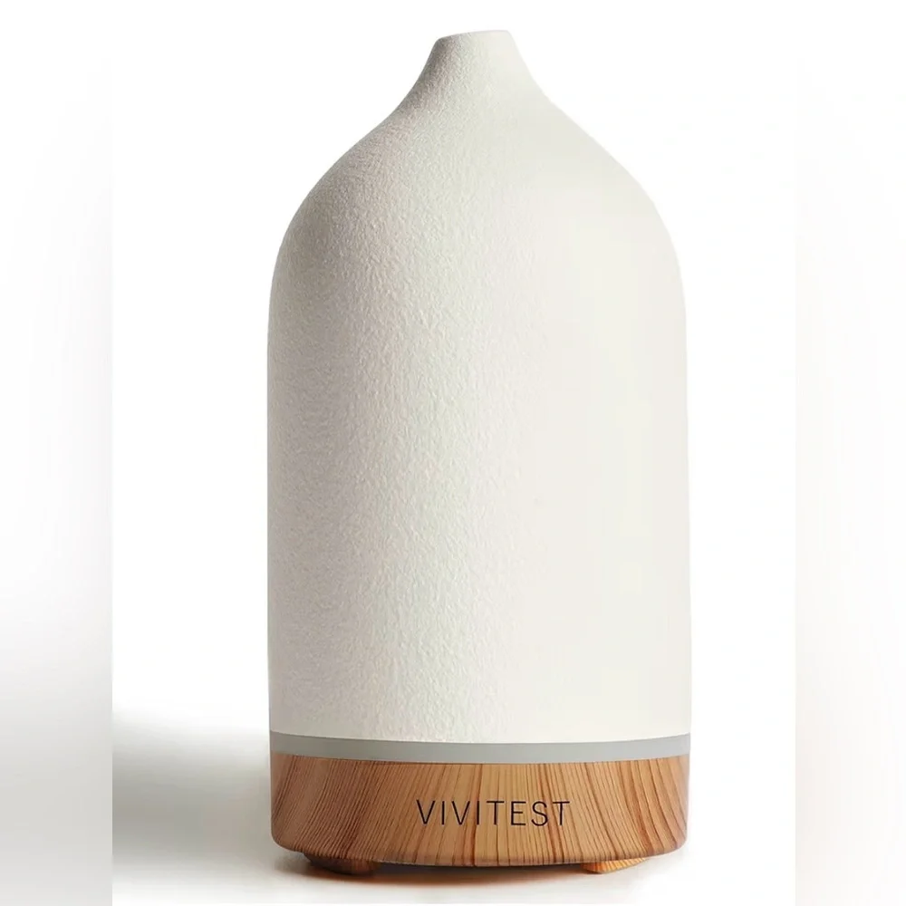 Vivitest Ceramic Essential Oil Diffuser Stone Diffuser, Ultrasonic Aromatherapy
